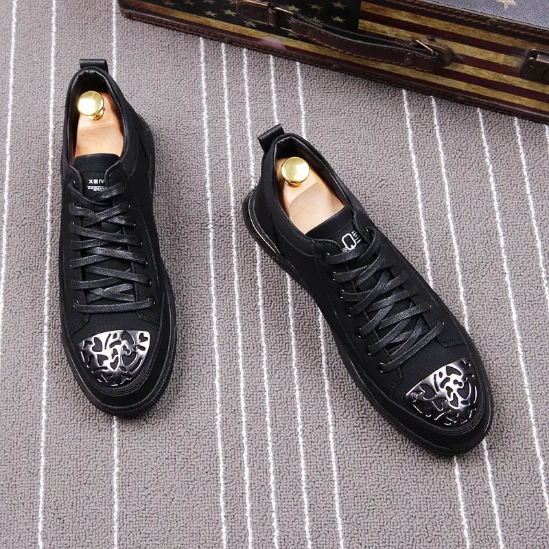 Da Panda Metal Homens Casual Low Pretos Sneakers Masculinos Dos De Moda Verão Marca Primavera Tênis Preto Fofinho Sapatos Top rwwtTSq