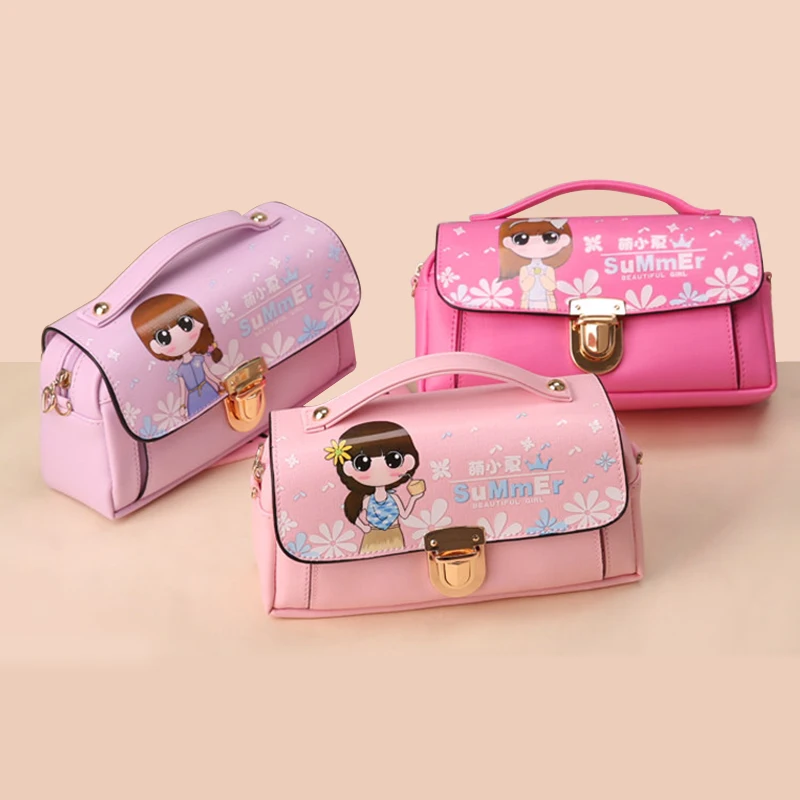 Корейский Творческий Crossbody ручки сумки карандаш для Обувь девочек
