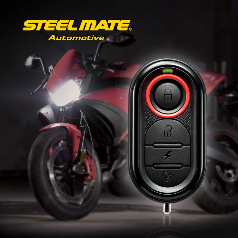 Steelmate 986E 1 Way Motorcycle Alarm System Remote Engine Start Immobilization with Mini Transmitter | Автомобили и мотоциклы