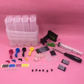 Yotatユニバーサル4c diy ciss、cissインクタンクでフルアクセサリー用のhp 21 22 60 61 56 57 74 75 901 121 300 122 301