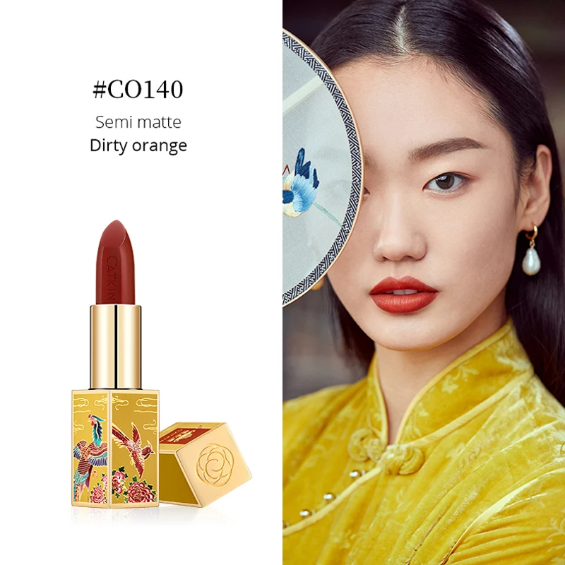 CATKIN Lipstick 3.6g 3 colors Smooth Soft Texture Protects Lip Skin Women Fashion Makeup Gift Beauty Lips - Цвет: CO140