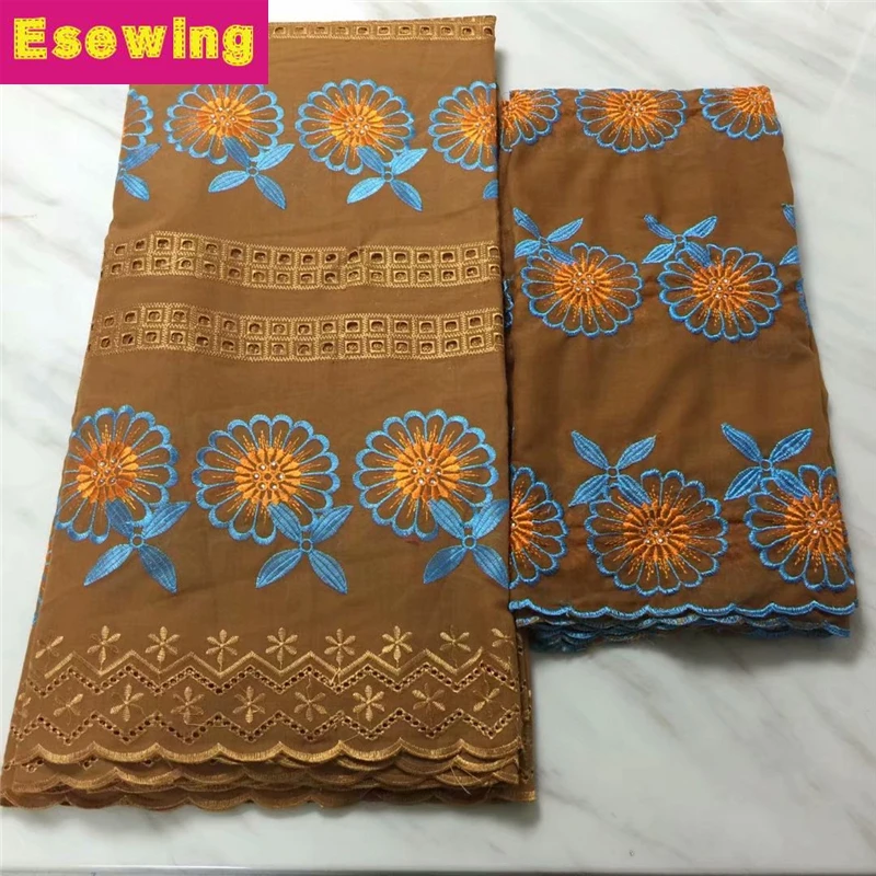 

2018 New Arrivals 5+2 Multicolor Swiss Voile Lace in Switzerland 100% Cotton Fabric African Swiss Voile Lace High Quality Dress