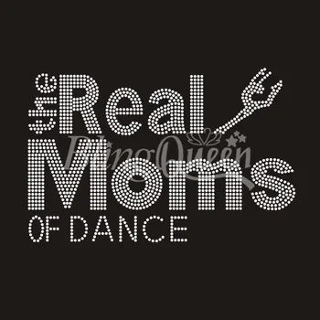 

BlingQueen 25PCS/LOT Korean Rhinestone Heat Transfers Dance Moms Design
