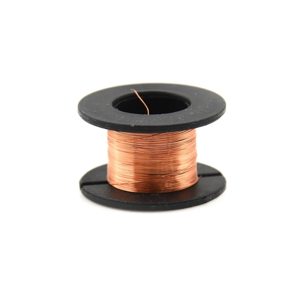

2Pcs Hot Sale 10m 0.1MM Copper Soldering Solder Enamelled Reel Wire Roll PPA Enamelled Repair Reel Wire 0.1mm / 0.004"