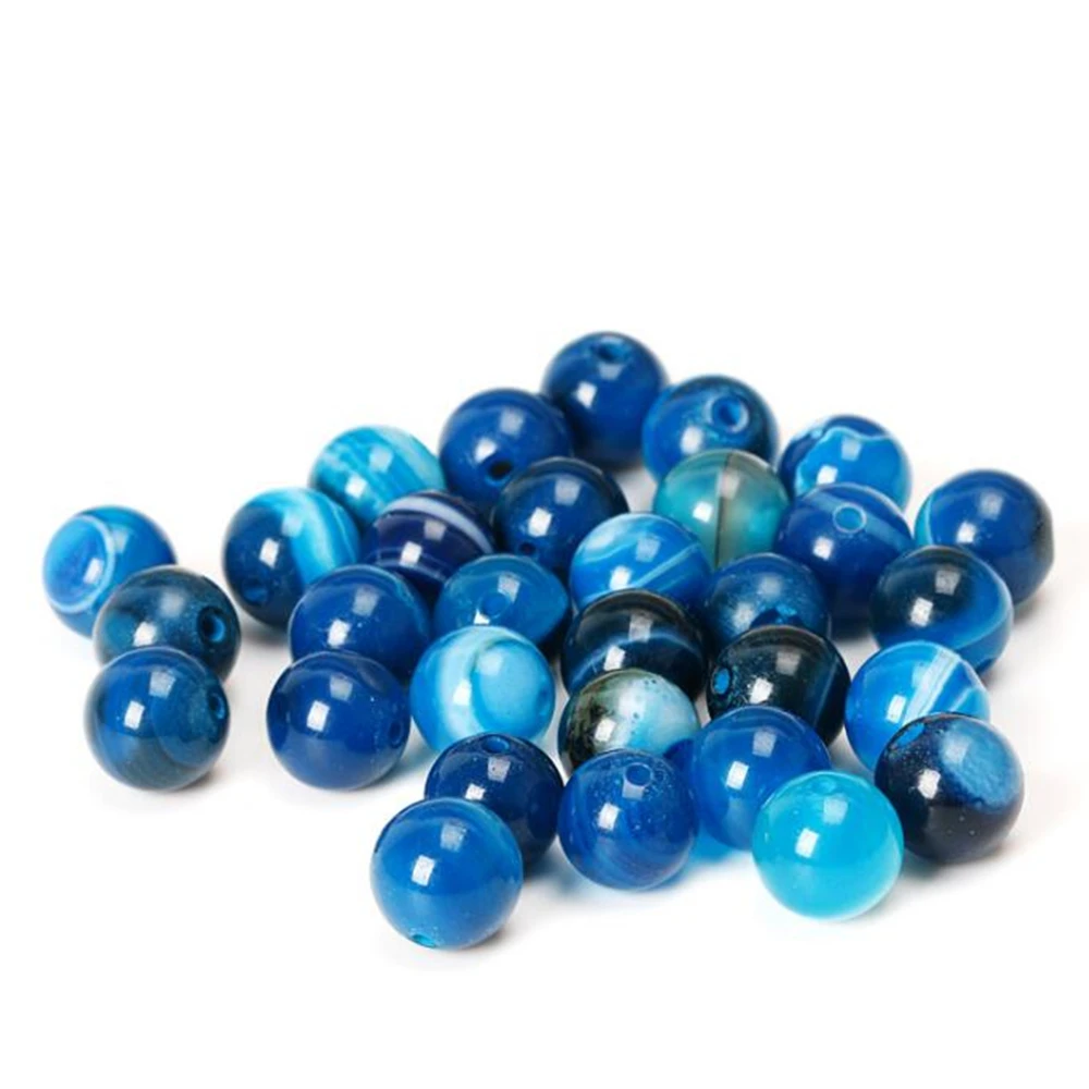 

GHRQX 8MM Striped beads Stone Beads For Jewelry Making Diy Bracelet Necklace