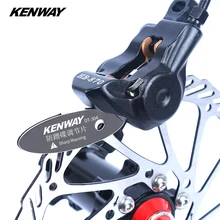 KENWAY Mtb велосипедный тормоз ротор Калибровочные инструменты велосипедные роторы антифрикционные тормозные колодки прокладка ремонтные инструменты 2 шт