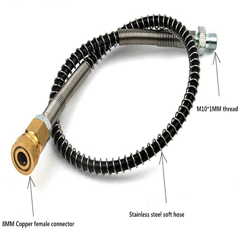 PCP pump and PCP air compressor high pressure hose with Quick connector