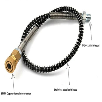 

PCP pump and PCP air compressor high pressure hose with Quick connector as picture 1 piece/lot