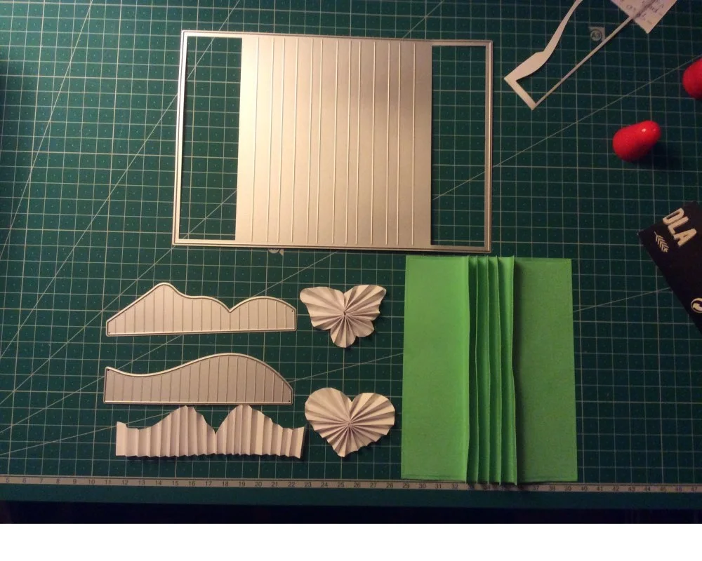 Hemere 204*142mm Card Frame Metal Cutting Dies 3D DIY Scrapbooking Carbon Sharp Craft Die Photo/Alb - 32875419939