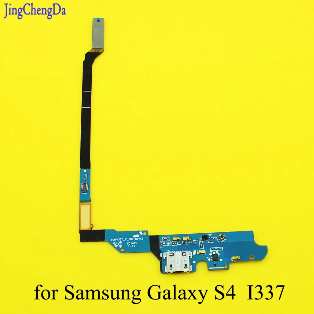 JCD USB зарядное устройство порт зарядки док-станция гибкий кабель для samsung GALAXY S4 I9505 I9500 I337 с микрофоном Микрофон