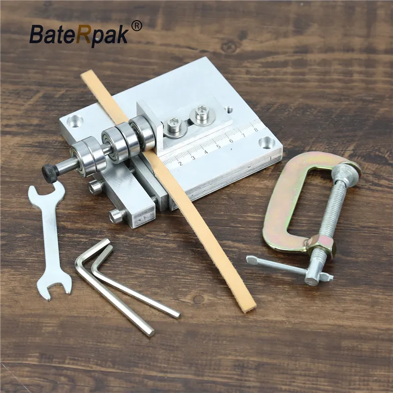 

Leather splitter,leather paring TOOLS,cut less 60mm width strap,BateRpak leather skiver,work hardness leather,soft can't work