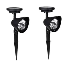 2x Солнечный Точечный светильник Открытый сад газон вид Светодиодный точечный светильник дорожка светильник 4-светодиодный солнечный Точечный светильник водонепроницаемый ландшафтный светильник ing#4J13