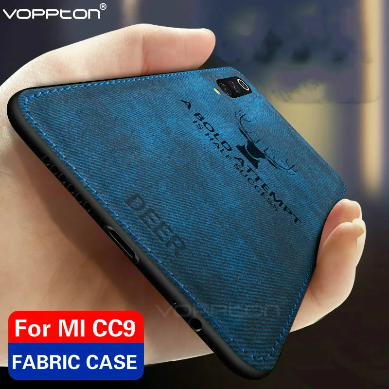 Классическая ткань для Xiaomi mi CC9 CC9e чехол телефона TPU силиконовая рамка животное