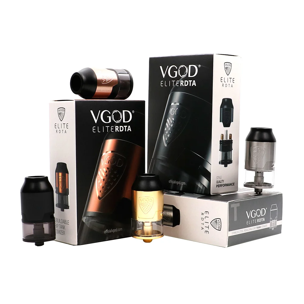 Бак VGOD Elite RDTA в наличии диаметр 24 мм электронная сигарета пересобираемый