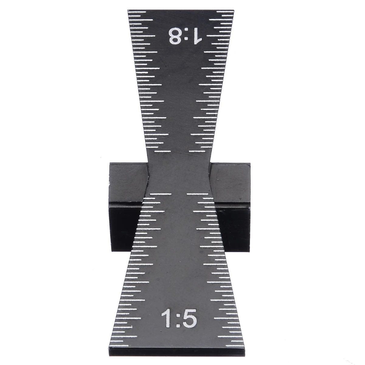 Portable Woodworking Dovetail Marker Marking Gauge For Hardwood & Softwood Aluminum Woodworking Measuring Tools Black
