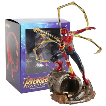 

Iron Studios Marvel Avengers Iron Spiderman 1/10 Scale PVC Statue Figure Collectible Model Toy