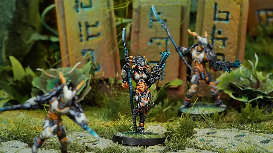 [Loong Way Miniatures] Corvus Belli Infinity 0462 NEEMA SAATAR полицейский полка ECTROS 32 мм Металлические