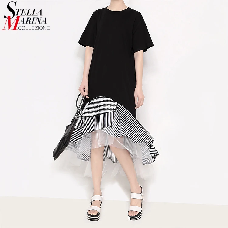 font b 2018 b font font b Summer b font Women Black Casual Sun font