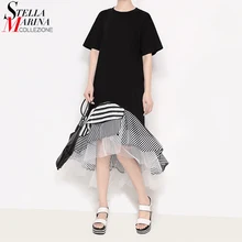 font b 2018 b font font b Summer b font Women Black Casual Sun font