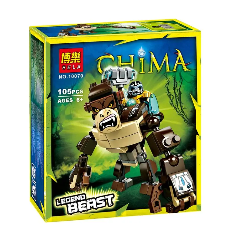 

Reedcall 1 box 105pcs Chimaed Apes action figure Building Block brick toys Compatible Legoed Chimaed LEPINE with Original Box