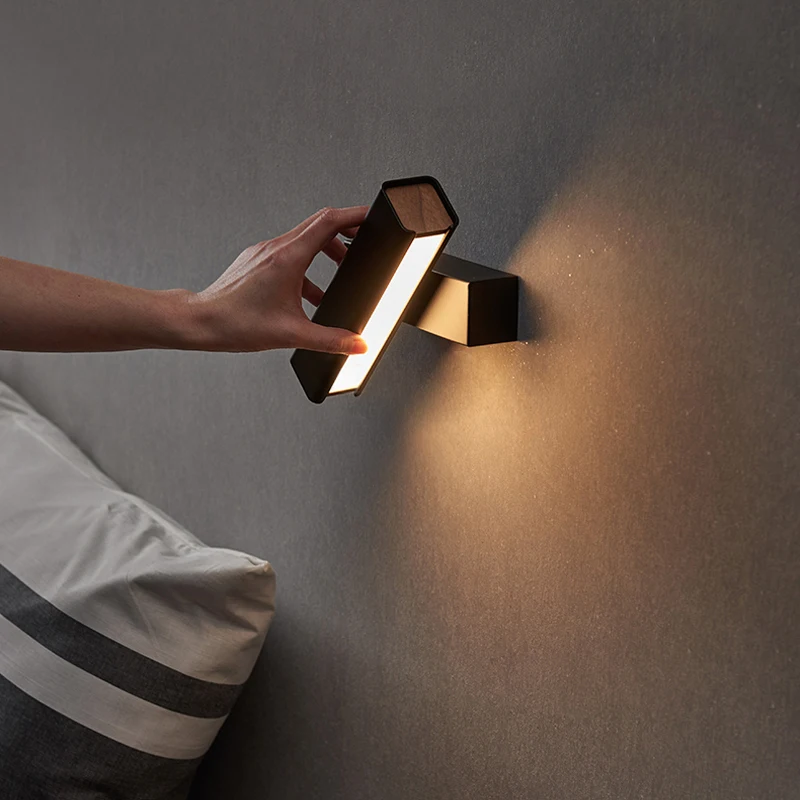 Лампада светодиодный настенный светильник приспособление направляющей проект