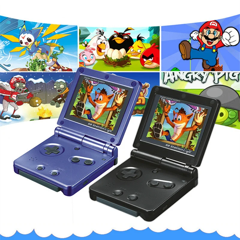 Ретро портативная мини портативная игровая консоль 8 бит 2,4 дюймов цветной ЖК-дисплей Детский Цветной игровой плеер встроенный 99 игр