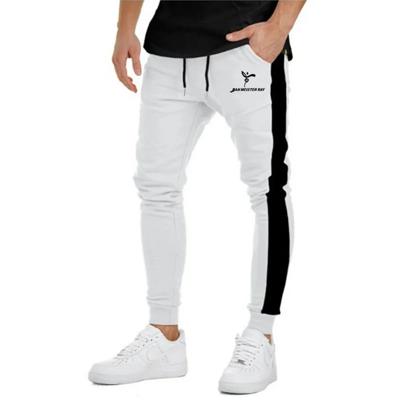 

New Brand 2019 GYMS Track Pant Joggers Pants Men Fitness Cotton Sweatpants Silm Bottoms Joggers Workout Pants Men Casual Pants