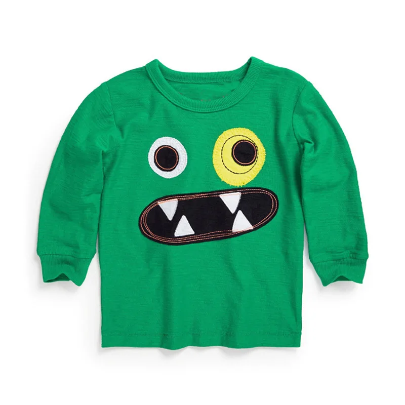 Jumpingbaby 2019 детская одежда футболка для мальчиков хлопковые футболки с длинным
