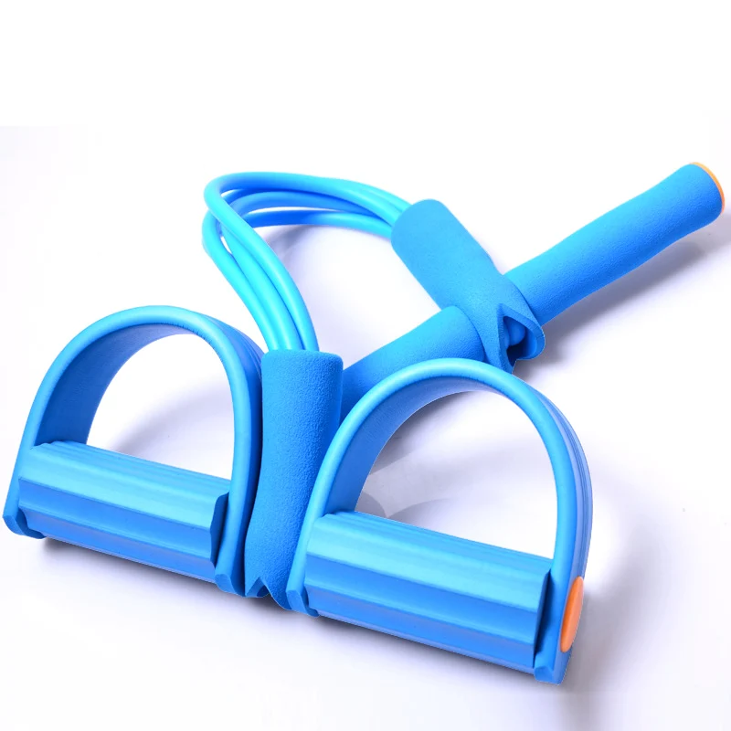4 Tube Resistance Bands Latex Pedal Exerciser (27)