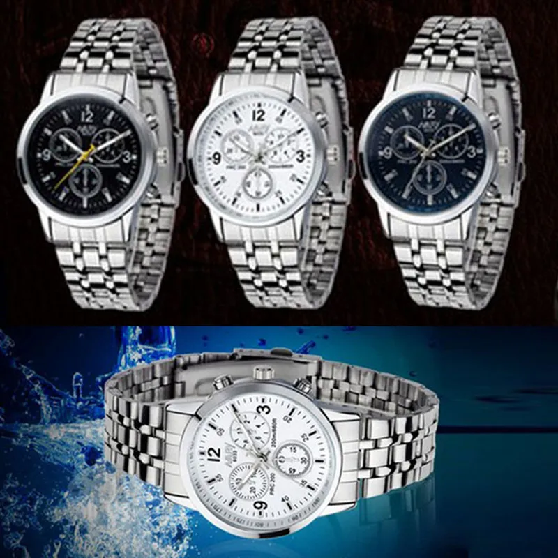 

Business Fashion Casual male Brand Luxury Men's Analog Quartz Clock Date Leather military Wrist Watches Sports Watch Men Gift