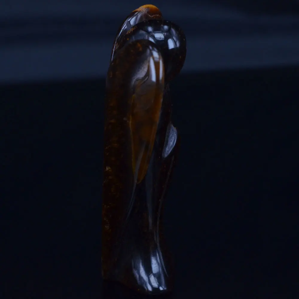 3 Inch Natural Yellow Tiger Eye Crystal Gemstone Carving Angel Statue Lucky Crafts Stone Figurine Chakra Healing Reiki Stone