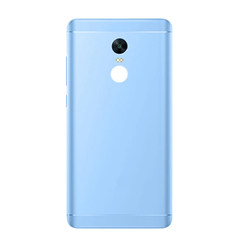 Корпус для Xiaomi Redmi Note 4x крышка батареи 32G запасные части Металлическая Задняя крышка батареи для Redmi версия 4 Global с логотипом - Цвет: Синий