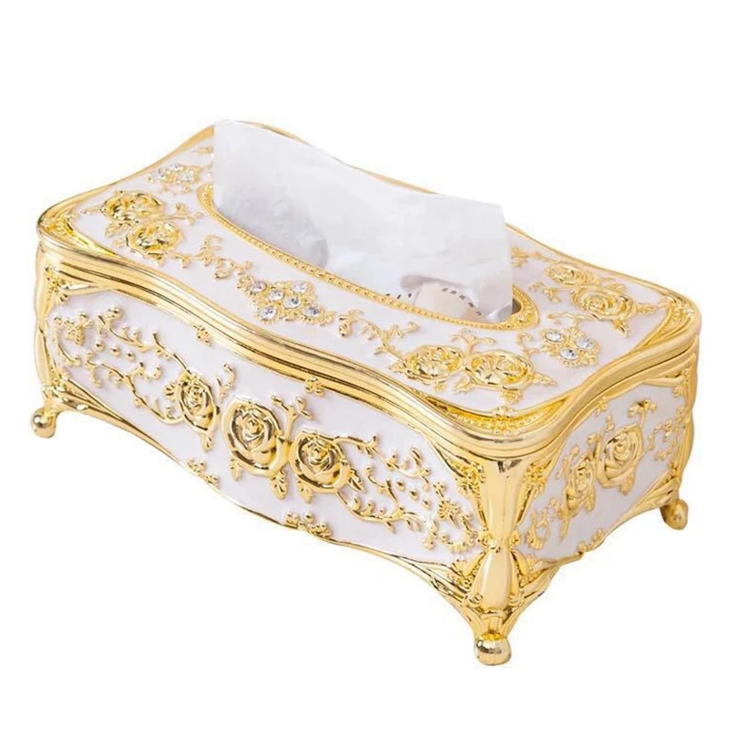  Luxury European Plastic Tissue Box Ktv Handkerchief Toilet Paper Holder