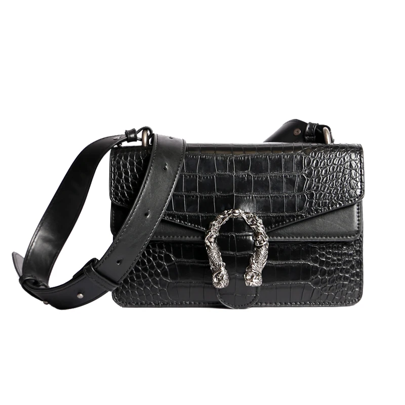 

Alligator Vintage Shoulder Messenger Bags 4 Color Women Purses and Handbags Casual Fashion Crossbody Bags Sac A Main