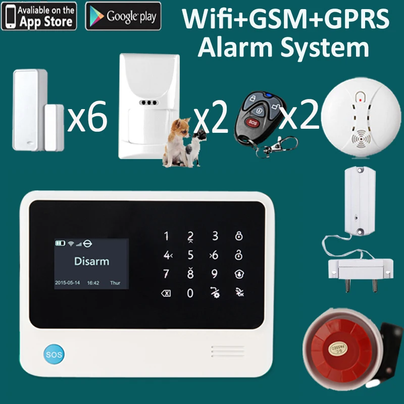 Home house garden wireless intrusion happen activate alarm system wifi