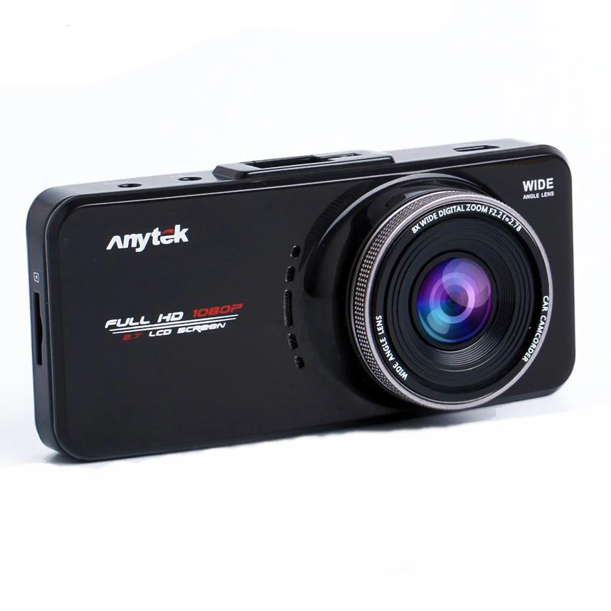 Автомобильный видеорегистратор Anytek 10 шт. 100% оригинал 2 7 дюйма TFT Full HD 1080P AT66A Novatek