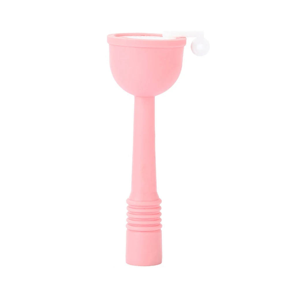 Креативный кухонный кран водосберегающий фильтр для душа вращающийся спрей кран клапан водяного фильтра кухонные аксессуары для ванной комнаты - Цвет: long section pink