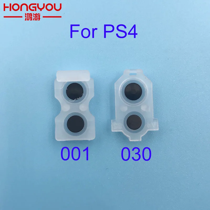 

2pcs For PS4 JDS030 JDS 001 010 011 L2 R2 L1 R1 Rubber Conductive Pads For PS4 Controller Silicon Rubber Buttons