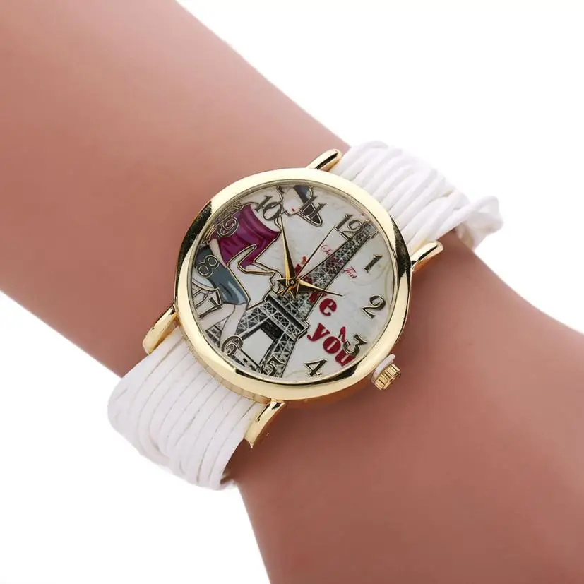 

2017 Superior Women's Tower Watch Bracelet Watches Casual Dress Quartz WristWatch Relogio Feminino Clock Montre Reloj August 15*