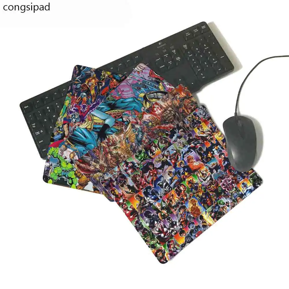 

congsipad Marvels Avengers Gaming Rectangle Silicon Durable Mouse Pad Computer Mouse Mat Not Overlock Mouse Pad