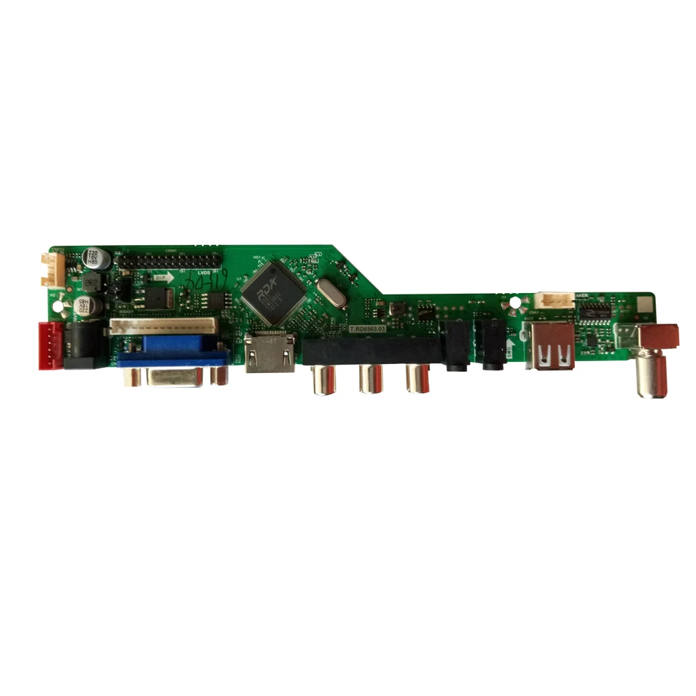 T. V56.031 для 15,6 дюймов 1366x768 B156XTN02 универсальный HDMI USB AV VGA ATV PC ЖК-контроллер светодиодный LVDS монитор комплект