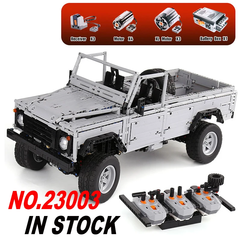 

23003 Technic series MOC Remote Control Wild off-road vehicles model RC SUV Building Blocks LegoINGlys Bricks toys for Children