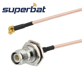 

Supetbat MCX Male Plug Right Angle to RP-TNC Female Jack Bulkhead with O-ring Straight Cable RG316 RF Coax Jumper Cable Assembly