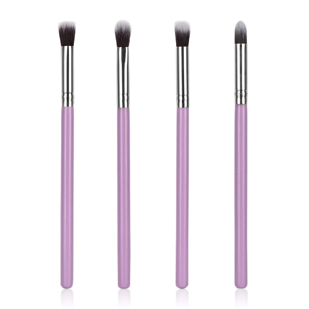 

Brushes 4pc Makeup Brushes Cosmetic Tool Eyeshadow Eye Contour Powder Foundation Blending Make-up Brushes Set Tools 2019 Apr22