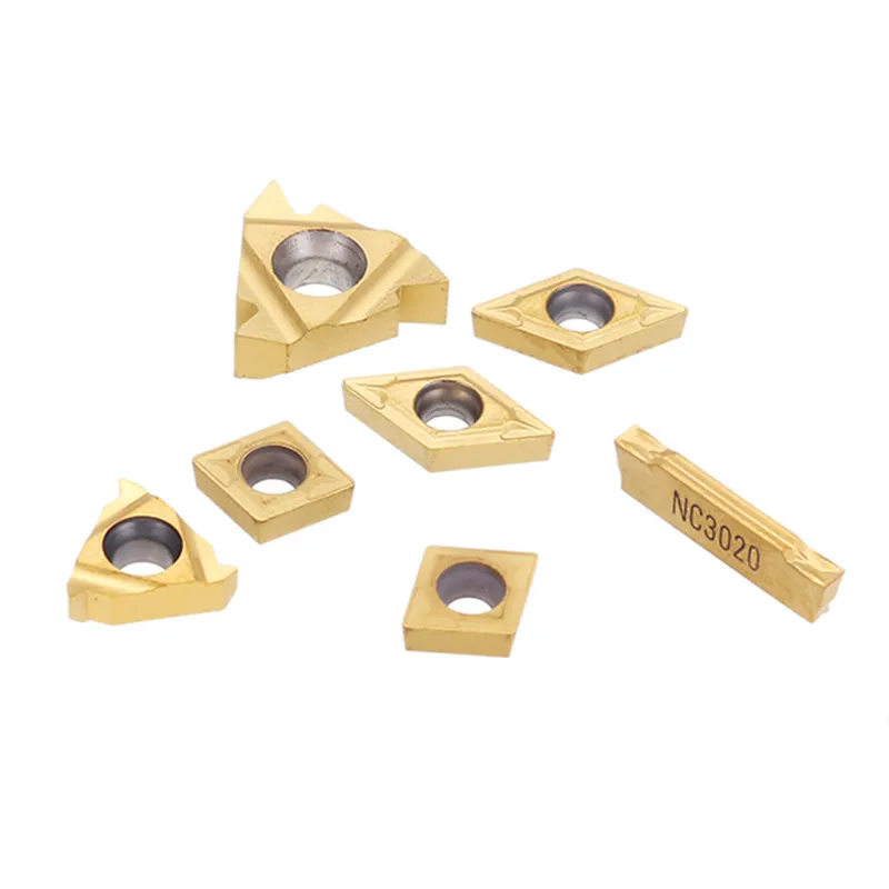 

High Hardness 7pcs Carbide Inserts for 12mm Shank Lathe Boring Bar Turning Tool Holder