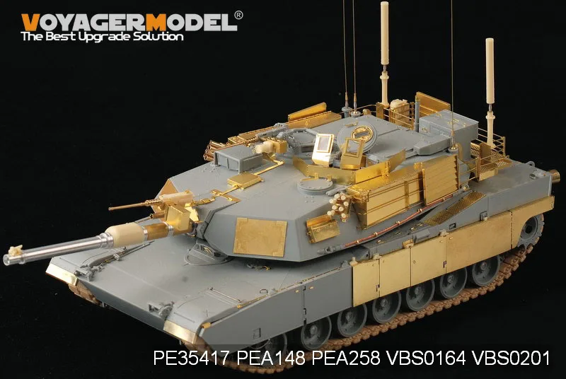 Kit de Gravação de Metal Hobby-modelo Voyager Modelo Abrams Main War Tank Atualizado Knl Pe35417 2 High Quality Brinquedos e hobbies