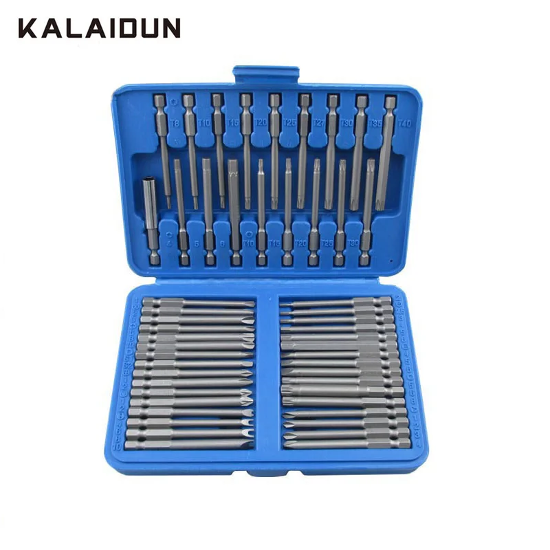 

KALAIDUN Hand Tool Set 50 in1 Multi-purpose Screwdriver Bit U-shaped cross word plum connector set 13 Kinds Of Shape Drill Bits
