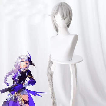 

MmiHoYo Kallen Kaslana wig Kallen Cosplay wig 100cm Long Braid Synthetic Costume Wigs +Wig Cap