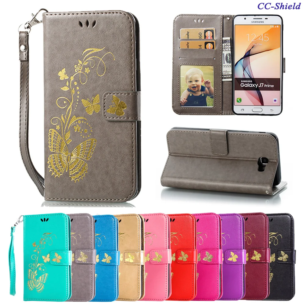 

Flip Case for Samsung Galaxy On7 2016 SM-G610L SM-G610Y Butterfly Phone Leather Cover for Samsung On 7 2016 SM-G610K Phone case