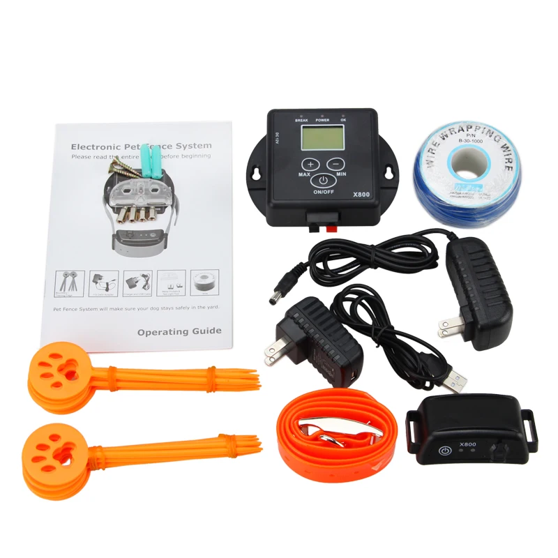 

In-Ground Electronic Wireless Remote Dog Training Collar Fence Containment System Dog Training Electric Shock Collar